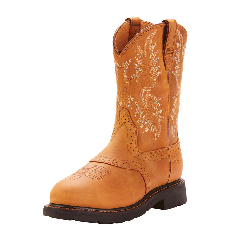 Botas De Trabajo Ariat Sierra Saddle Steel Toe Marrones Hombre - Chile 730-IRTCFY